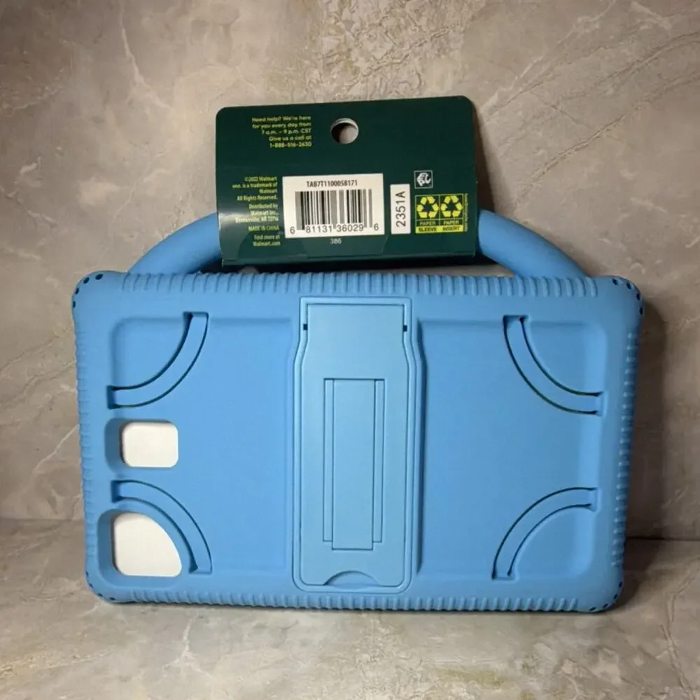ONN Universal Tablet Case Blue Silicone 7